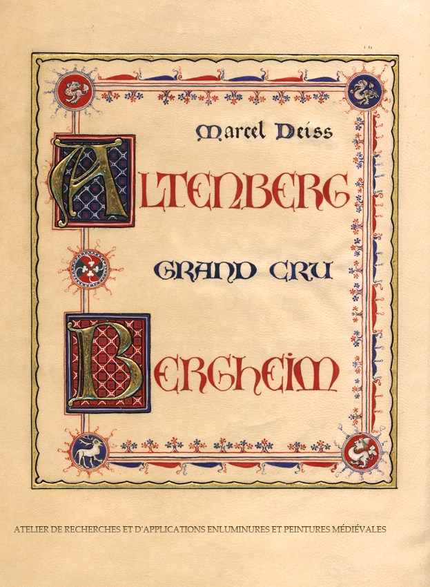 Étiquette du Grand Cru Altenberg Image