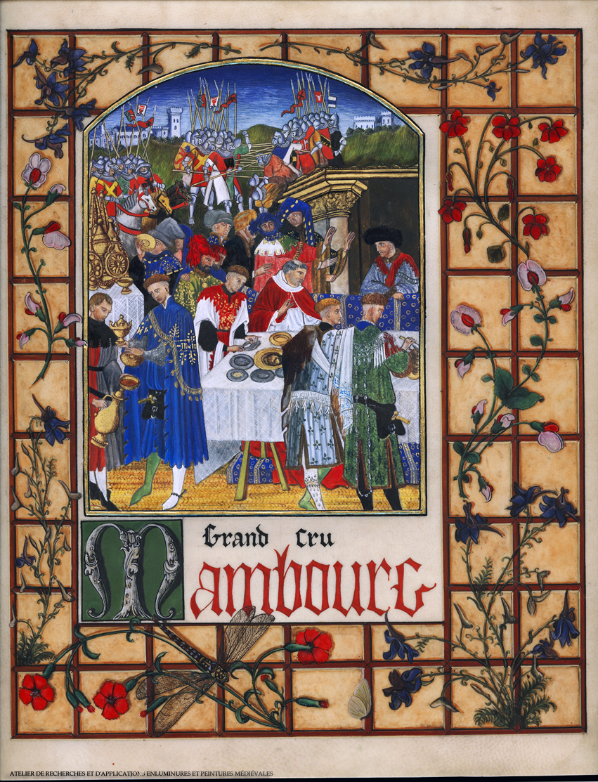 Étiquette du Grand Cru de Mambourg. Image