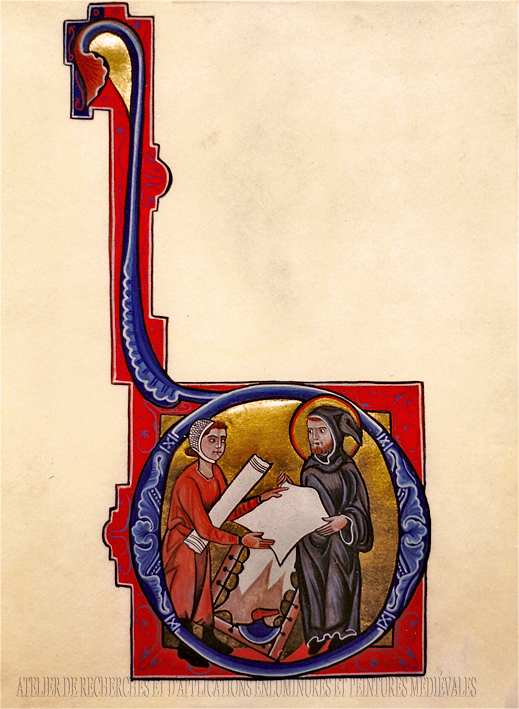 Livraison du parchemin. Image