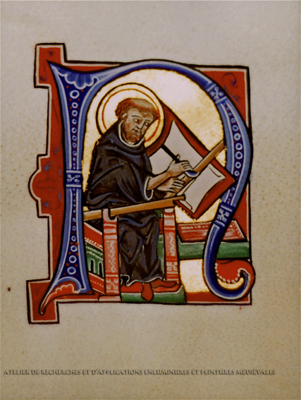 Travail du découpage et de la réglure. Image