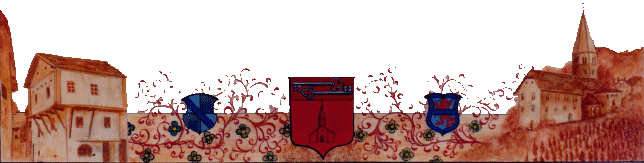 enluminure -  Deux pages ouvertes Folio 1 verso Folio 2 recto enluminure