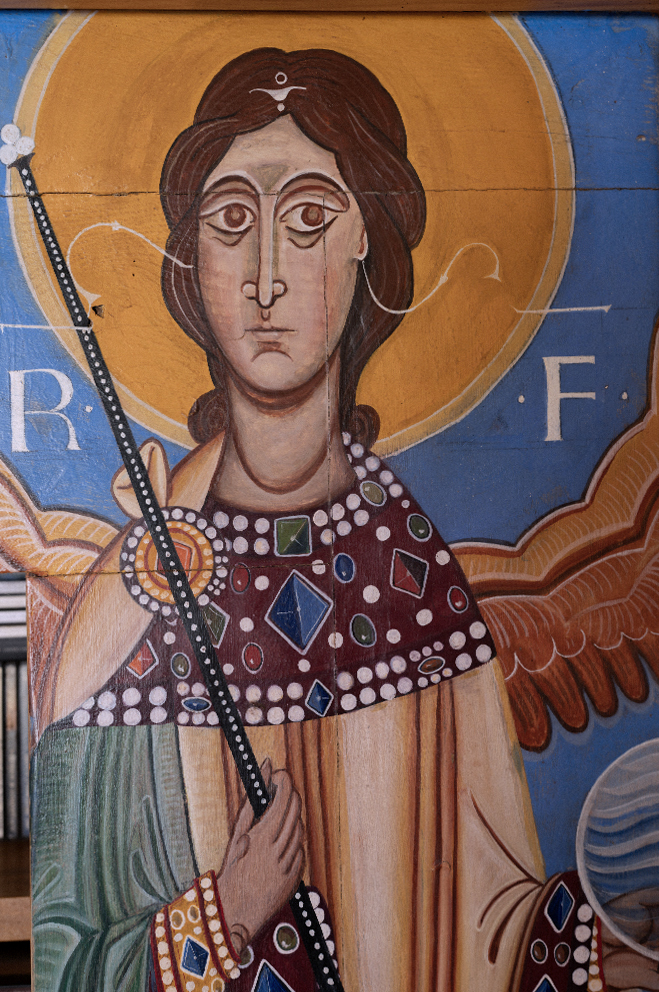 Fresque Archange Saint Raphaël Image