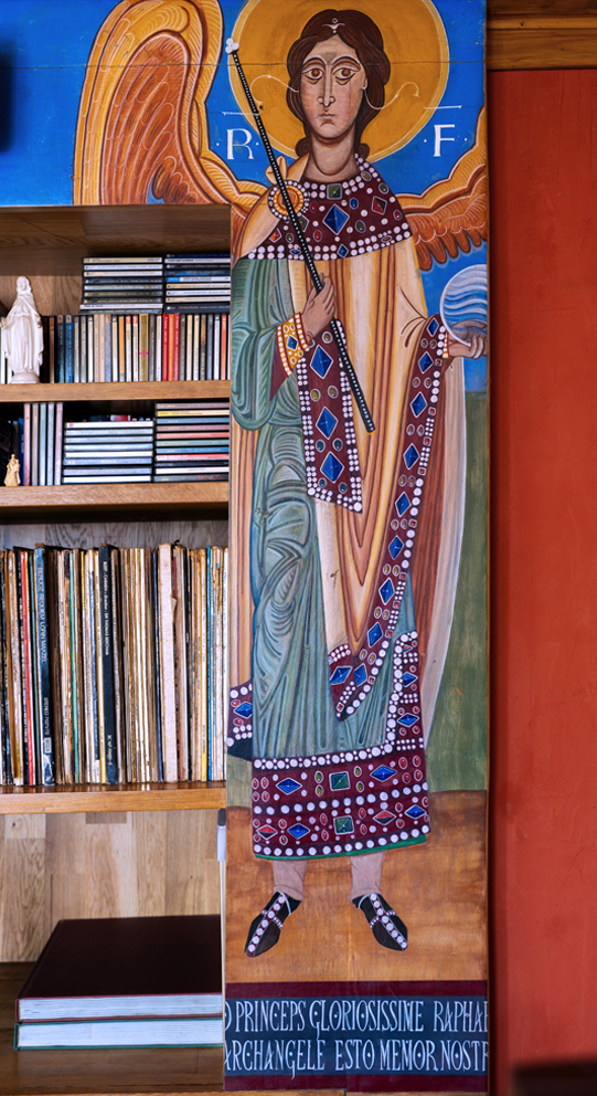 Fresque Archange Saint Raphaël Image