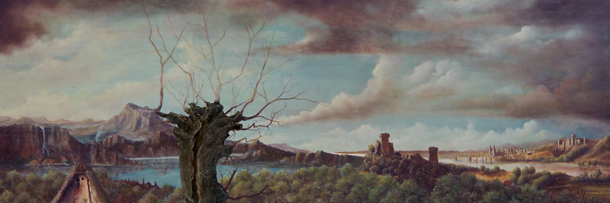 Enluminure Arthur & Lancelot f°1 v. plan de fuite « paysage »