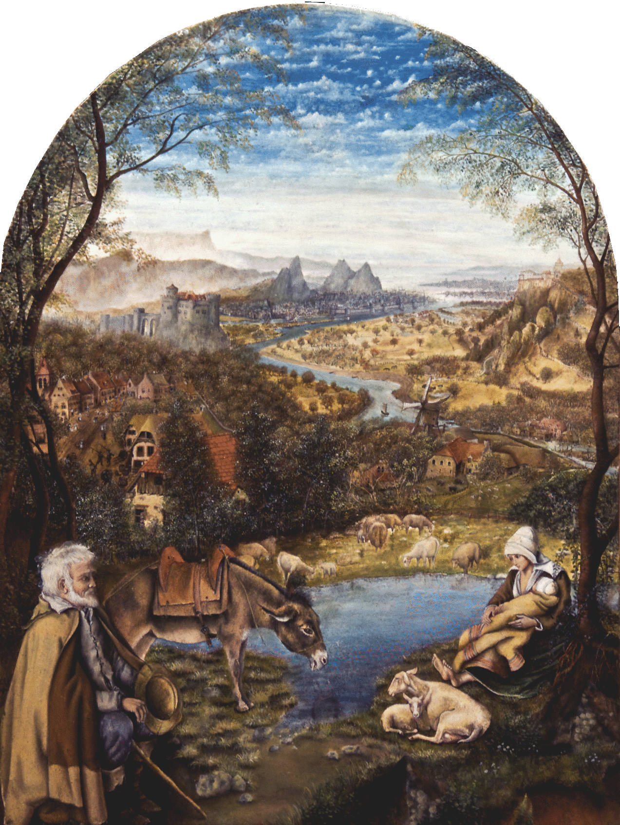 peinture à l'huile enluminure