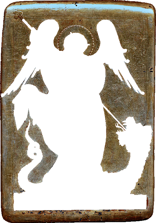 Assiette à dorer. enluminure