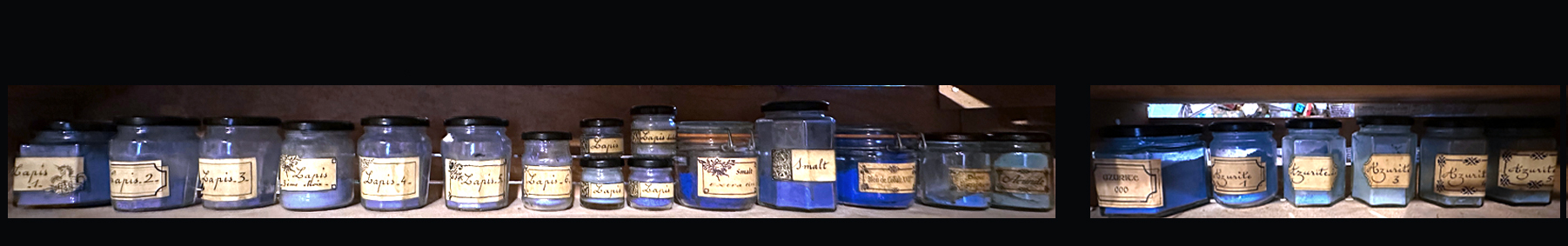 Bleus minéraux de l'Atelier Image