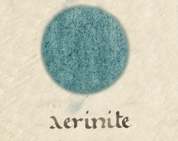Nuancier d'aérinite. Image