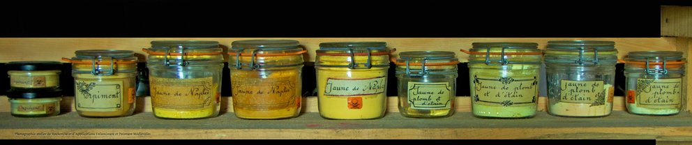 Jaunes minéraux de l'Atelier Image
