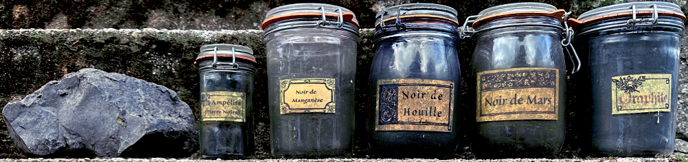 noirs minéraux de l'Atelier Image