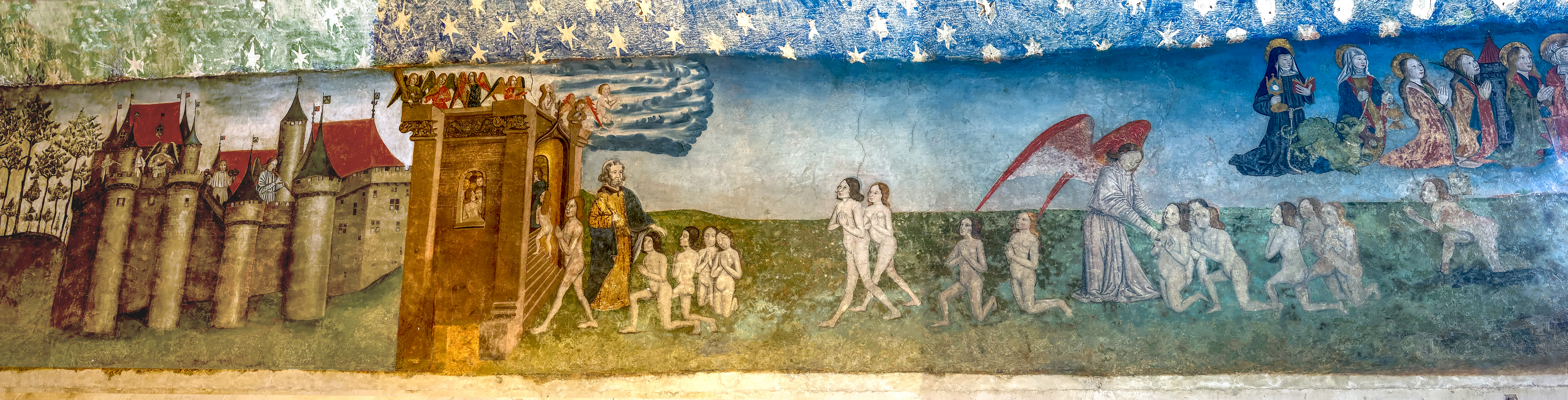 Fresque de la chapelle du chateau Fresque de la chapelle du chateau